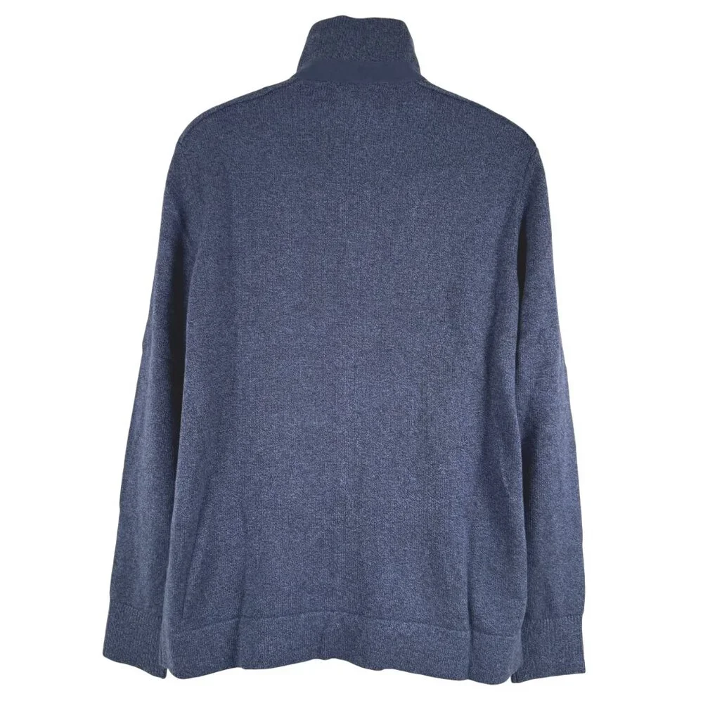 Banana Republic‎ Sweater Jacket Cardigan XL Tall Blue Cotton Blend NWT CJ-2235